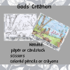 God's Creation Coloring Pages ( UNLIMITED DIGITAL FILES), Genesis Bible Verses 1:1-1:27 Kids Coloring Activity, God Created The Earth Coloring Activity - Image 4
