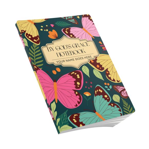 By God’s Grace Personalized Floral Notebook – Bible Verses Inside - Image 7
