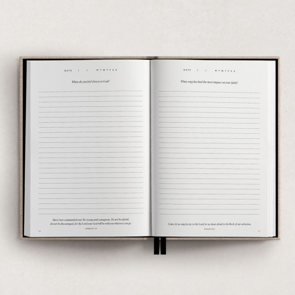 365 Days Of Faith Notebook (Black PU Leather) - Image 6