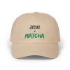 Jesus + Matcha Embroidered Classic Dad Cap - Image 5