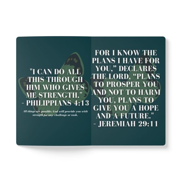 By God’s Grace Personalized Floral Notebook – Bible Verses Inside - Image 6