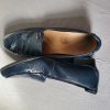 Women's Loafers- Blue Patent Leather - Image 2