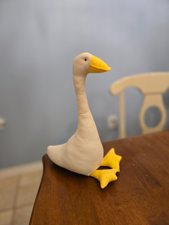 Handsewn Cotton Goose – Whimsical & Perfect for Nurseries - Image 6