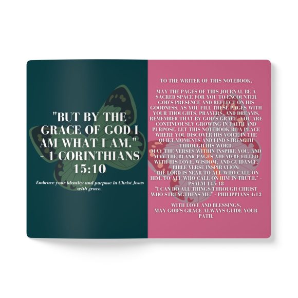 By God’s Grace Personalized Floral Notebook – Bible Verses Inside - Image 13