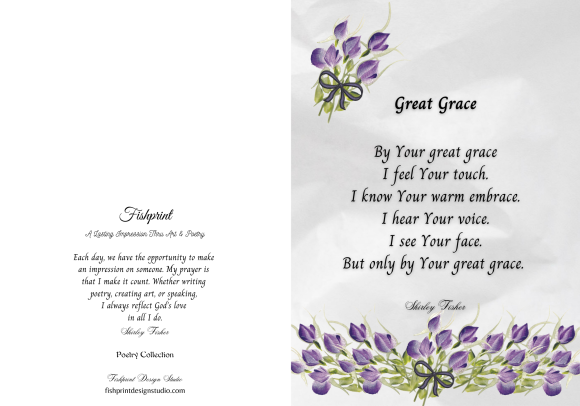 Printable 5x7 Card - Great Grace