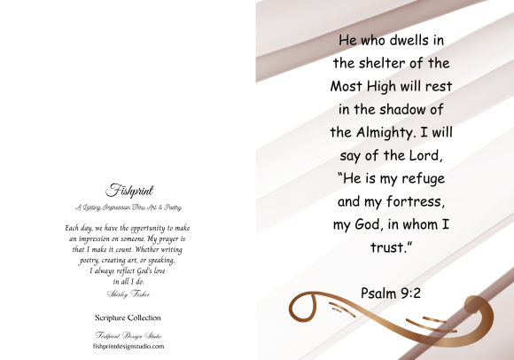 Printable 5x7 Card - Psalm 9:2