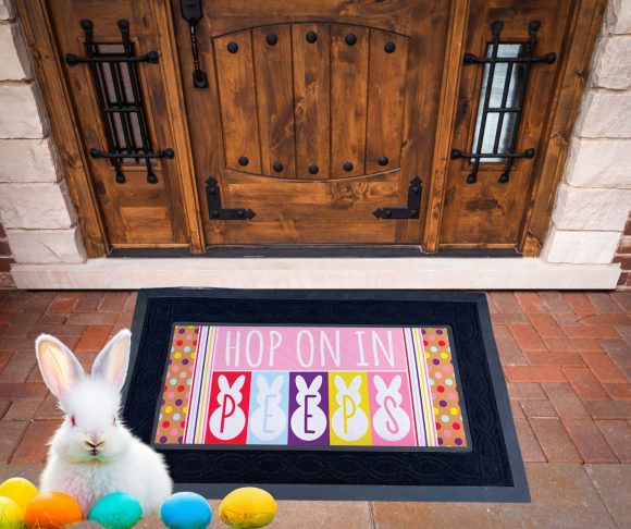 Doormat Insert Hop In Peeps