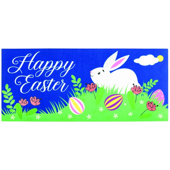 Doormat Insert Bunny Happy Easter