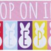 Doormat Insert Hop In Peeps - Image 2