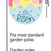 Flag Chick He Has Risen Polyester 13x18 - Image 2