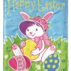 Flag Happy Easter Bunny Bonnet 13x18