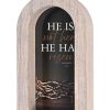 Framed Arch Crown He Is Not Gray 5x8 - Image 2