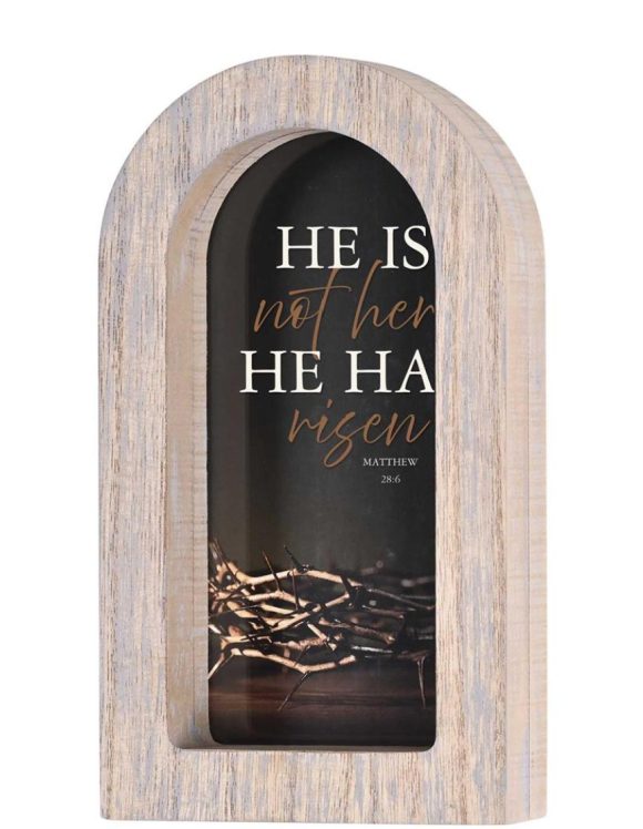 Framed Arch Crown He Is Not Gray 5x8 - Image 2