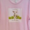 Sorry I’m late…I was dilly dallying t shirt, soft pink - Image 2