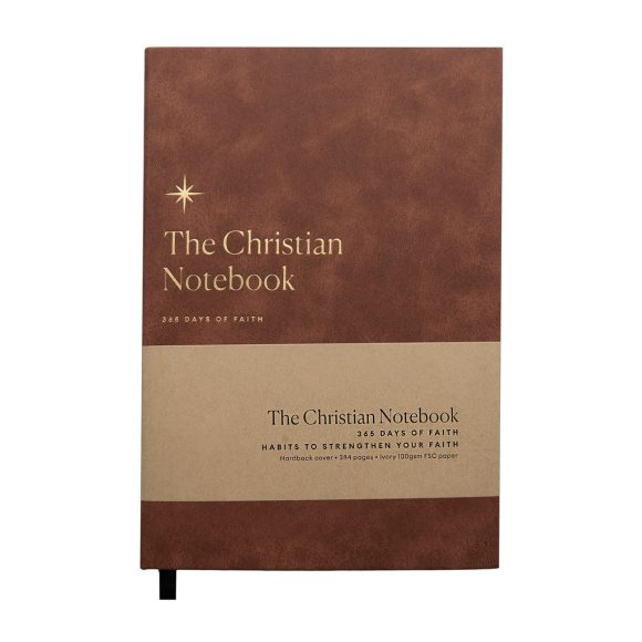 365 Days Of Faith Notebook (Brown PU Leather)