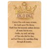 PLQ TTOP CROWN HIM WITH MANY RSN 6"H - Image 2