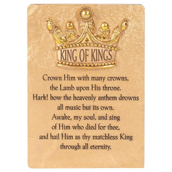 PLQ TTOP CROWN HIM WITH MANY RSN 6"H - Image 2