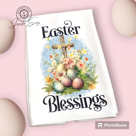 Easter Blessings Kitchen Towel