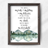 Psalm 18:2 ESV - Hand-Drawn Bible Verse Print - Image 2