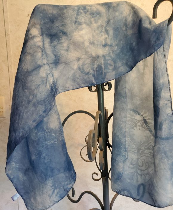 "Rivers Flow" Silk Scarf