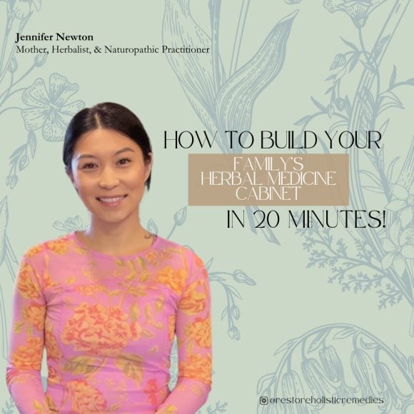 How to Build Your Family's Herbal Medicine Cabinet in 20 Mins!