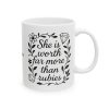 She is Worth Far More Than Rubies Ceramic Mug - Image 5