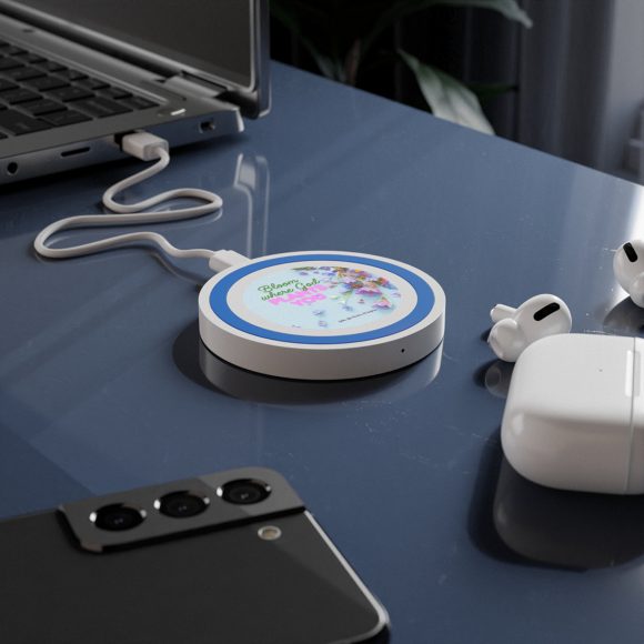 Bloom Where God Plants You Quake Wireless Charging Pad - Image 8
