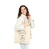 Personalized Jesus + Iced Latte Cotton Canvas Tote Bag - Image 4
