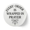 "Every Order is Wrapped in Prayer" – Round Sticker Roll for Small Christian Business Packaging - Image 8