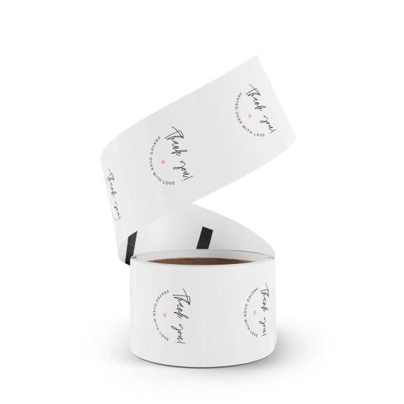 “Thank You! Prayed Over with Love” – Round Sticker Label Roll for Christian Small Business Packaging - Image 17
