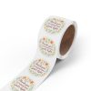 Thank You for Helping Shine God’s Light – Round Sticker Roll for Small Christian Business Packaging - Image 2