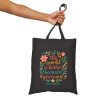Personalized The World Is Better Because You’re In It Cotton Canvas Tote Bag - Image 6