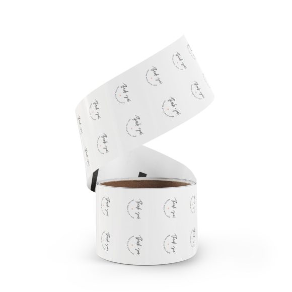 “Thank You! Prayed Over with Love” – Round Sticker Label Roll for Christian Small Business Packaging - Image 3