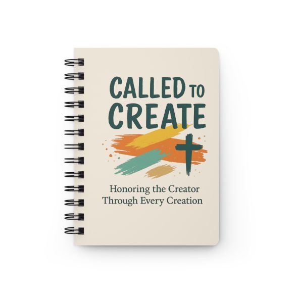 Personalized Called to Create – Spiral Bound Christian Journal for Faith-Filled Creators