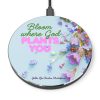 Personalized Bloom Where God Plants You Wireless Charger