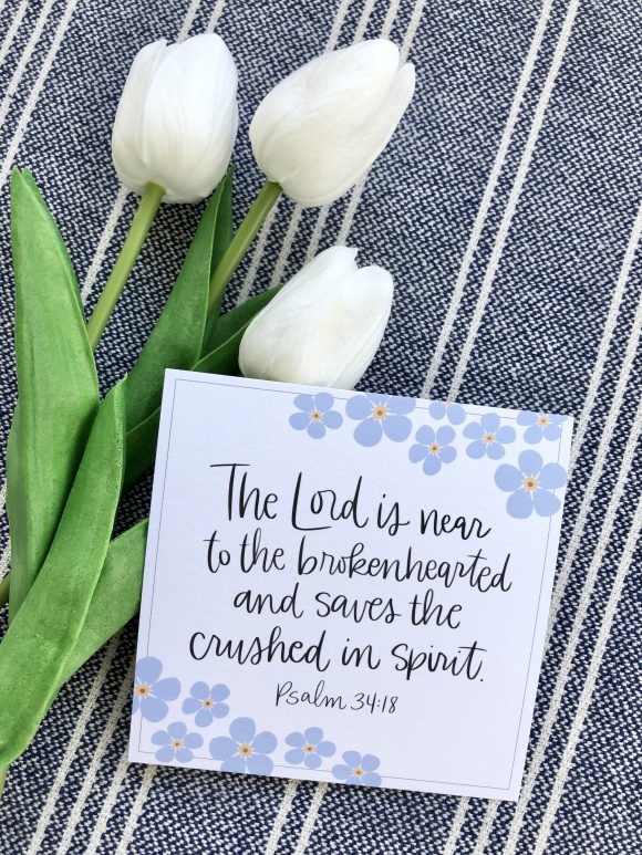 Pregnancy Loss Scripture Card Set - Image 2
