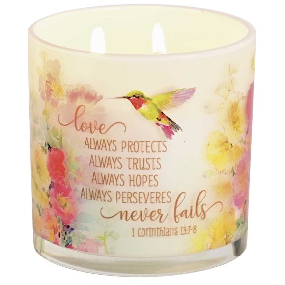 SOY CANDLE LOVE NEVER FAILS 13OZ - Image 2