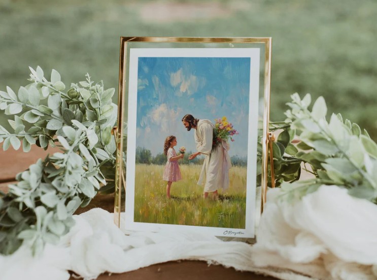 Cheerful Gift - Signed Handmade Art Print