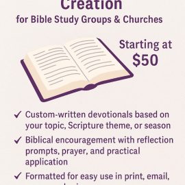 Galilee Life - Custom Devotional Creation