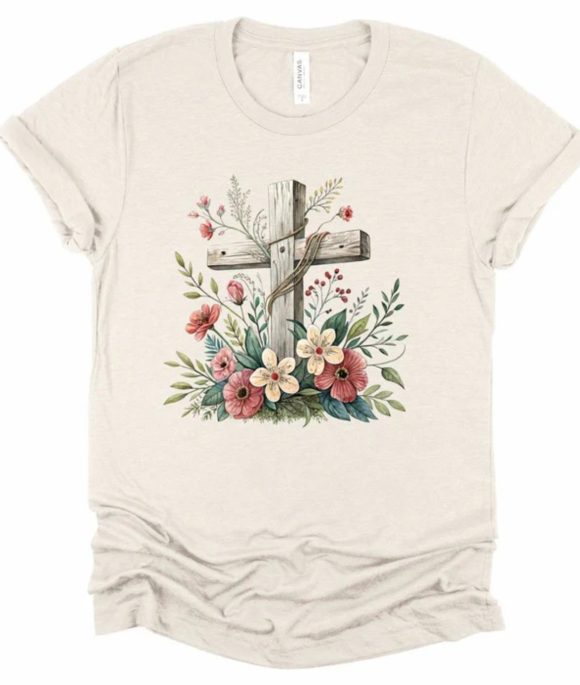 Easter Cross Graphic Tee