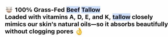 100% Grass-Fed Tallow Chapstick - Image 3