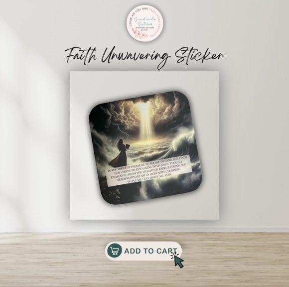 Faith Unwavering Sticker