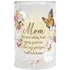 Candleholder Mom Caring Kind Strong 6in