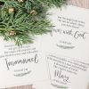 Let Every Heart Prepare Him Room Christmas Scripture Card Set - Image 2