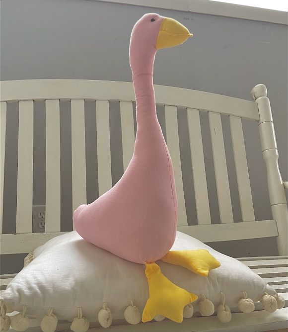 Handsewn Lucy Goose- Pink - Image 3