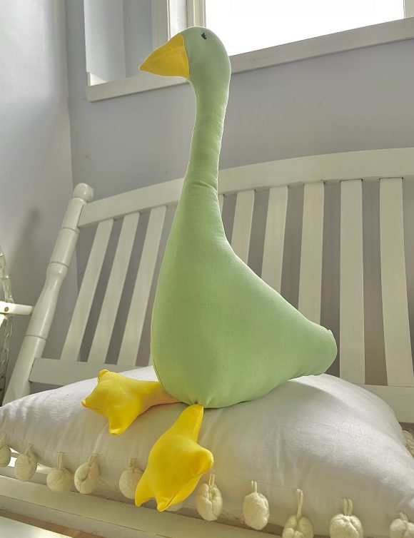 Handsewn Lucy Goose- Olive Green