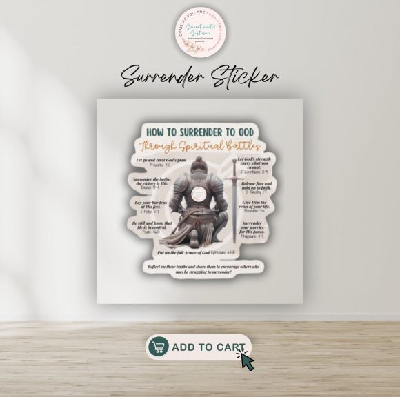 Surrender Sticker - SHS