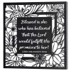 Wall Hanging Metal Floral Blessed Is She