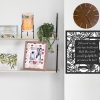 Wall Hanging Metal Floral Blessed Is She - Image 3