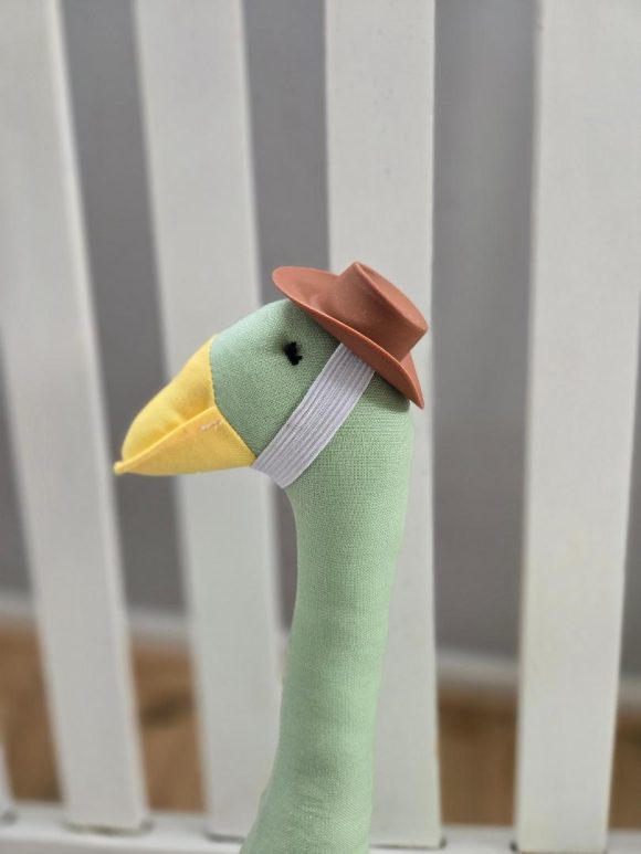 Handsewn Lucy Goose- Olive Green - Image 3